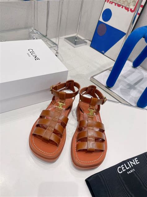 celine triomphe gladiator sandals.